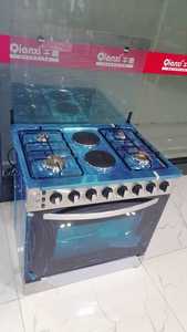 X Vertical <b>Stove</b> With 4 Gas and 2 Electricity, Oven Using Gas, Stainless Steel Burner Gas Cooker X Vertical <b>Stove</b> With 4 Gas and - Product Image 4