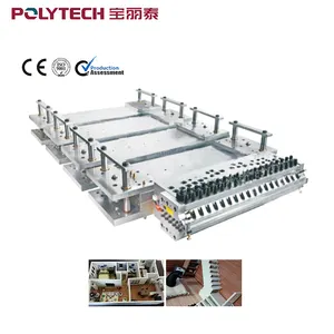 Wood recycle plastic composite construction foam board producing line wpc extrusion machinery