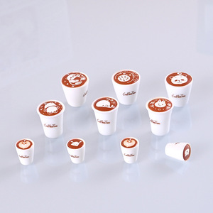 Accessoires DIY exclusifs transfrontaliers pour tasses à café en résine plastique, pour l'art latte et le <span class=keywords><strong>dessin</strong></span> <span class=keywords><strong>animé</strong></span>, avec technique d'huile goutte à goutte - Product Image 1