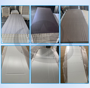 Pannello per Porte in WPC Jiuyixing 35/40/45mm, Materiale Grezzo Impermeabile e Anti-Termite, Pannello a Nucleo Cavo per Fabbriche di Porte - Product Image 4