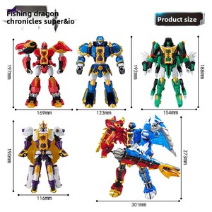 Kelu Long Battle Chronicles Ultimate Edition Robot Transformable et Combinable avec Effets Sonores, Jouet Montre Bague de Combat Bestiaire - Plastique Ages - Product Image 4