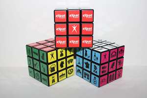 مكعب سحري قابل للطي بحجم 7 سم، مكعب تعليمي صغير 4×4×4، مصنوع من مادة البوليسترين، معتمد من CE، هدية ترويجية - Product Image 4