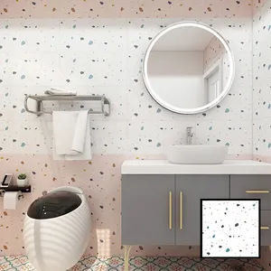 Hiện Đại Tối Giản <span class=keywords><strong>600</strong></span>*600Mm Terrazzo Ban Công Nhà Bếp Không Tráng Men Gốm Terrazzo Tầng Phòng Tắm Mộc Mạc Slate Gạch - Product Image 2