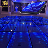 Dalles de panneaux LED magnétiques sans fil 16x16 pieds pour piste de danse de boîte de nuit, contrôle par téléphone, pour mariage