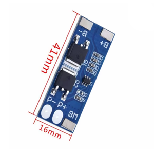 Carte de protection de batterie BMS PCM 2S 8A Li-ion 7.4V 8.4V 18650, courant de crête 15A, pour pack de cellules Li-ion Lipo, max 15A - Product Image 3