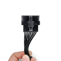 Cable de Extensión OBD2 de 16 Pines, Macho a Hembra, de Alta Resistencia, 16 Núcleos, Adaptador de Diagnóstico J1962 OBDII para Inspección de Automóviles