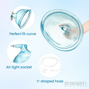 Po Vakuum-Saugglocken 210 mm Brustvergrößerung Vakuumtherapie Schröpfen Ein Paar Po-Saug-Lifting-Cups - Product Image 2