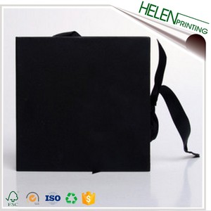 Caja de Regalo Magnética Personalizada con Cinta para Joyería, Cajas Rígidas con Laminado UV, Grabado Mate para Pestañas Postizas - Product Image 5