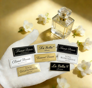 Étiquette de bouteille de vin en aluminium brossé de luxe, étiquette métallique personnalisée en relief pour spiritueux haut de gamme - Product Image 3