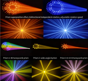 Mini Beam 14r 295w Moving Head Light Ring Effect DJ Disco Stage Lights Mini Beam 295w Moving Head Concert Lyre Beam 295 3 Prism - Product Image 6
