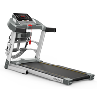 Caminadora Eléctrica Plegable Mejorada con Motor de 2HP, Velocidad de 10-15km/h, Pantalla LED, Máquina para Hacer Ejercicio Cardiovascular en Casa con Audio