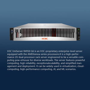 Serveur Rack Haute Performance H3C UniServer R4950 G6 EPYC 9004 avec processeurs jusqu'à 128 cœurs, double socket, stockage - Product Image 2