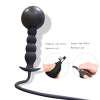 Ensemble de bouchons anaux gonflables en silicone en gros, bouchon d'accouplement extensible, vibrateur de queue, jouets sexuels pour les fesses et le vagin de grande taille