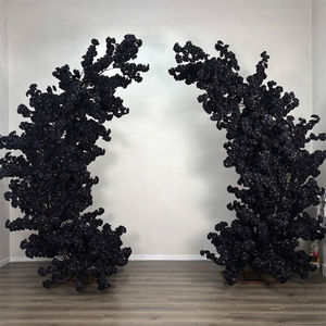 Hermosos árboles de cerezo negro hechos a mano y arco de flores artificiales, planta decorativa para exteriores - Product Image 2