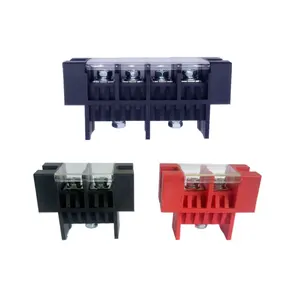 100A M6 screw 21MM spacing through type terminal block Power inlet and outlet terminals High current terminal block
