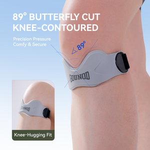 Correa de Rodilla para Alivio del Dolor y Soporte del Tendón Rotuliano, Bandas de Silicona para la Rodilla para Baloncesto y Running - Product Image 5