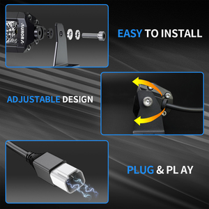 Aurora Newest Ip68 Emark Led Light Bar Pour Voitures Off-road blanc et ambre couleur <span class=keywords><strong>4x4</strong></span> Led Light Bar - Product Image 4