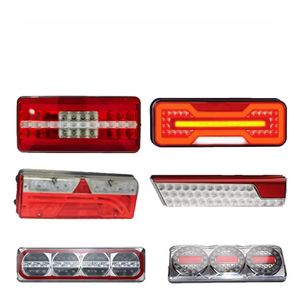 Systèmes d'éclairage pour camions, feux arrière LED, feux stop, feux de position latéraux, phares pour camions et remorques, éclairage LED 24V pour camions, étanche - Product Image 1
