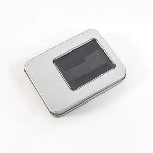 กล่องโลหะใสทรงสี่เหลี่ยมผืนผ้าสำหรับใส่ของเล่นเด็ก พวงกุญแจ ของขวัญ ขนม คุกกี้ กาแฟ ขายดีที่สุด - Product Image 2