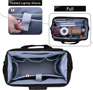 Bolsa de Primeros Auxilios Profesional Vacía, Bolsa de Emergencia Portátil, Bolsa de Salud Clínica <span class=keywords><strong>para</strong></span> el Hogar, Bolsa Médica <span class=keywords><strong>para</strong></span> Enfermería - Product Image 3