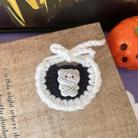 Écharpe-bavoir miniature en coton crocheté fait main pour chatons et chiots - Accessoires de costume pour fête d'Halloween/Noël unisexe Marque KIVA