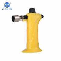 Nouveau design, briquet torche à flamme réglable coupe-vent, mini flamme à gaz pour la cuisson du café et du caramel, soudage, cuisine