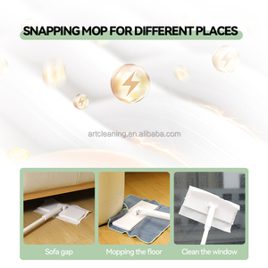 2025 Thiết Kế Mới Quét Dùng Một Lần Lau Lau Sàn Làm Sạch Khăn Lau Bụi Lau Khô Và Ướt Đầu Phẳng Lau Sạch Hơn Với Vải Sửa Chữa Clip - Product Image 6