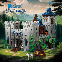 BAKA 33924 médiéval Jungle château bloc de construction modèle 6640 pièces série architecturale technique jouet éducatif 1:8 parfait