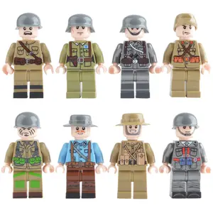 Militärs ol daten Bausteine Kinderspiel zeug Block Activity Mini figuren Kleine Partikel Sowjetische Rote Armee