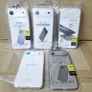 Per <span class=keywords><strong>iPhone</strong></span> <span class=keywords><strong>6</strong></span> a 16 Pro Max 17 air Super sottile <span class=keywords><strong>trasparente</strong></span> antiurto <span class=keywords><strong>trasparente</strong></span> airbag custodia morbida in TPU - Product Image 1