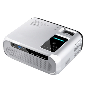 E501H 1080P <span class=keywords><strong>Mini</strong></span> projecteur WiFi lampe LED Android 9.0 4K rétroprojecteur de cinéma maison intelligent portable pour téléphone à usage domestique - Product Image 3