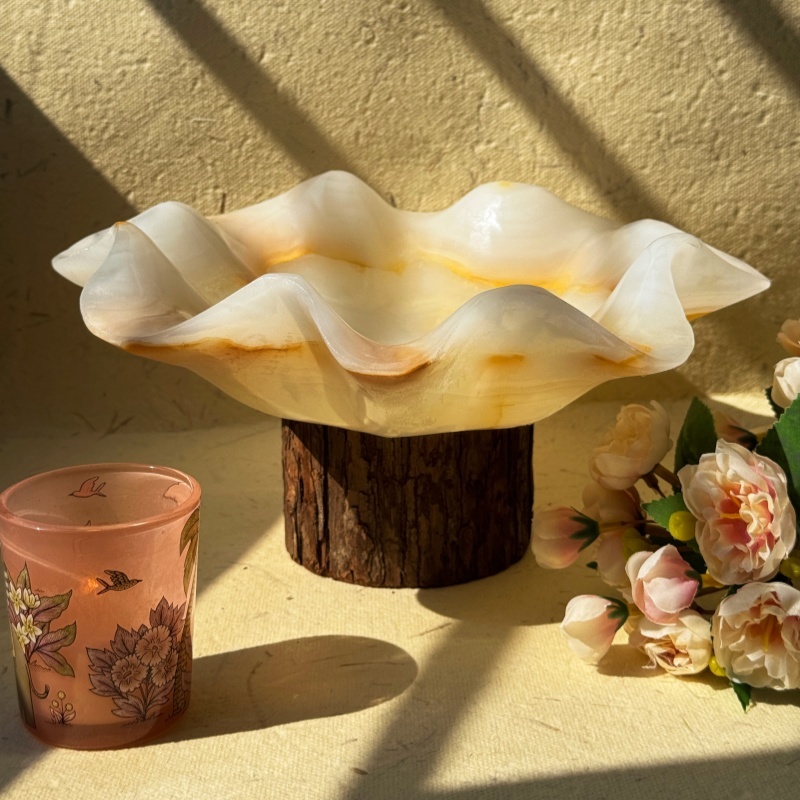 Customized Natural Marble Tray Decoration Villa