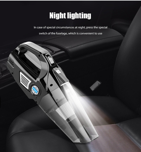 <span class=keywords><strong>Aspirateur</strong></span> à main 4-en-1 haute puissance pour voiture <span class=keywords><strong>avec</strong></span> jauge numérique de pression des pneus, affichage LED <span class=keywords><strong>et</strong></span> gonfleur de pneu portable. - Product Image 2