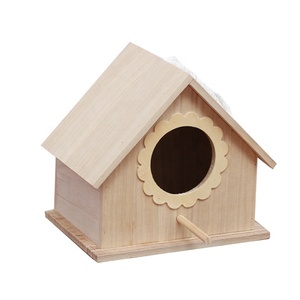 Gabbia di uccello dell'annata gabbia di legno case di uccelli - Product Image 1