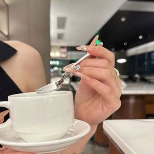 Wholesale Stainless Steel Custom Logo Tea <b>Spoon</b> Small <b>Coffee</b> Dessert Children <b>Spoon</b> - Product Image 2