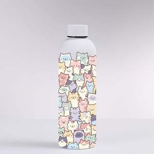 Stainless Steel Double-Layer Vacuum Thermos Cup Large-Capacity Camping Outdoor Temperature Display Eco-Friendly Sports <b>Kettle</b> - Product Image 4