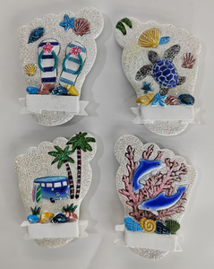 Décoration de plage personnalisée en résine, souvenirs de plage, décoration intérieure, aimant de réfrigérateur personnalisé - Product Image 3