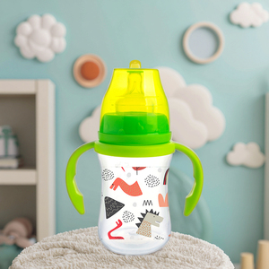 Suministro directo de fábrica Biberón de alta calidad sin BPA de 250/320ml hecho de silicona y PP para recién nacidos - Product Image 2