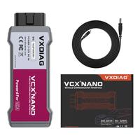 Outil de diagnostic automatique VXDIAG VCX NANO Scanner OBD2 de codage ECU J2534 avec prise en charge de tous les systèmes pour les voitures