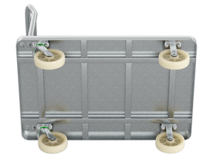 Chariot à Plateforme en Acier Robuste Industriel Charge de 1000 kg Base Renforcée Grand Chariot à Main Roues Durables et Stables - Product Image 2