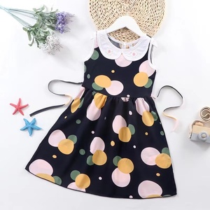 Vestido de Verano 2022 con Diseño Nuevo y Mangas con Volantes, Estampado Animal Adorable, Ropa para Niñas - Product Image 3