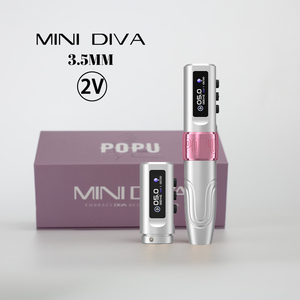 Oem POPU Mini Diva chuyên nghiệp không dây pmu máy 3.5 mét đột quỵ kỹ thuật số trang điểm vĩnh viễn Tattoo Pen cho lông mày môi bút kẻ mắt - Product Image 1