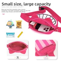 Sac banane et mini sac à bandoulière mignons pour femmes, style dessin animé, avec fermeture éclair, pour petites filles, personnalisation disponible