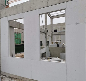 Panneaux de mur en <span class=keywords><strong>béton</strong></span> de façade ignifuge de haute résistance de la Chine revêtement de mur extérieur intérieur en gris fait panneau de ciment de fibre de ciment - Product Image 6