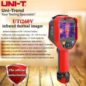 UNI-T UTi260V กล้องอินฟราเรดแบบเลเซอร์อัจฉริยะหน้าจอสัมผัส; ความละเอียดความร้อน 256*192/ระยะ 30 ม./7 สี UTi260V Hig - Product Image 5