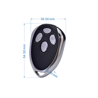 Control Remoto Universal YET001 para Persianas Enrollables, Transmisor de 4 Botones con Llavero, Compatible con España, Popular para Aprendizaje de Códigos