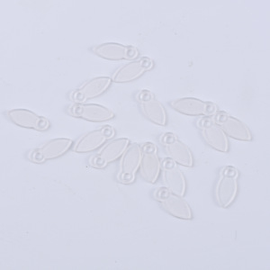 Transparent White Plastic Oval Backing Panel 15x6mm for Photo <b>Frames</b> Home Decor - Product Image 1