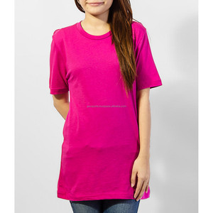 T-shirt en coton pour femmes, haut estival et long, à la mode, imprimé personnalisé, avec matériau de haute qualité - Product Image 6
