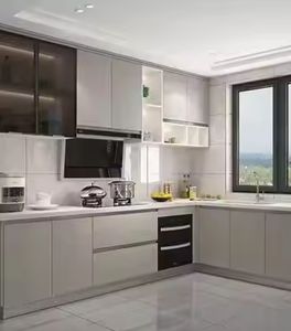 เน้นการออกแบบและผลิตตู้ครัว โรงงานผลิตตู้ครัวแบบกำหนดเอง ชุดตู้ครัวอัตโนมัติขนาดเล็ก เฟอร์นิเจอร์ครบชุด - Product Image 3