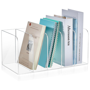 Organizador de Archivos de Libros y Revistas de Acrílico Transparente Personalizado, Estante para Clasificar Papeles, Accesorios de Oficina, Estante de Almacenamiento y Exhibición - Product Image 2